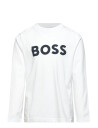 BOSS Long Sleeve T Shirt White 110