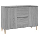 vidaXL Skjenk grå sonoma 103,5x35x70 cm konstruert tre