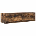  TV benk Røkt Eik 100x31x25,5 cm Konstruert Tre