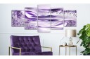 Bilde Underwater Harp 5 Parts Wide Violet 100x50 Artgeist sp. z o. o.