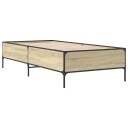  Sengeramme sonoma eik 100x200 cm konstruert tre og metall 8721012984882