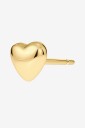 Edblad   Øreringen Heart One Stud Gold   Gull