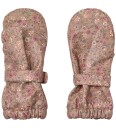 Wheat Votter m. Fleece   PU   Rily   Portabella blomster   Wheat   6 12 md   Votter Brun Lilla Rosa   62 80