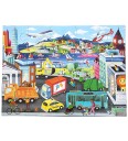 Eeboo Puzzle 20 Pcs - Vehicles - Multi/patterned - ONE SIZE
