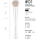 Make Up Store Face Brushes Domed Buffer Foundation Brush #01