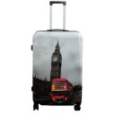 Borg Living Stor koffert - Hardcase-koffert med motiv - Big Ben - Eksklusiv lettvekt koffert