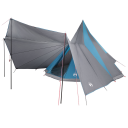 Tipi telt med tak med lagring Blå 510 x 690 x 330 cm taft