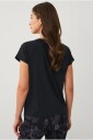 Ellos STUDIO   Treningstopp Cropped Top w Twisted Knot   Svart