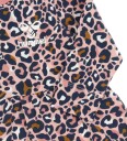 Hummel Kjole hmlMarie Pale Mauve m. Leopard Mønster 1 år 80 Kjole Rosa