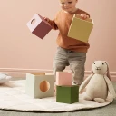 Kid"s Concept Cubes Wood 5 Pcs Edvin - Multi/patterned - ONE SIZE
