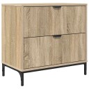  Nattbord med skuff Sonoma eik 63,5 x 36 x 61 cm Konstruert tre
