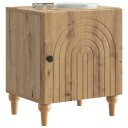  Nattbordskap 2 pcs Artisan eik 43 x 34,5 x 50 cm Konstruert tre