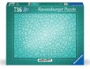 Ravensburger Krypt Puslespill 736 brikker Metallic Mint