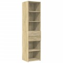  Hylle sonoma eik 45x42,5x185 cm konstruert tre 8721102655395