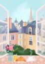 Paris Plakat Plakat / 21x30cm