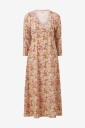 Only - Kjole onlHillary 7/8 Long V-neck Dress - Gul