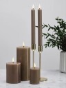 LED-kubbelys 16,5 cm beige