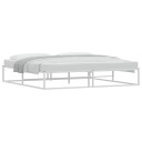  Sengeramme uten madrass hvit 200x200 cm 8721158397812