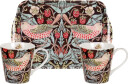 Pimpernel Strawberry Thief kopp og brikksett Brun