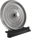 STAUB Staub lokkholder støpejern silikon Svart