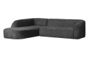 Bepurehome Sloping Corner Sofa Left Velvet mountain