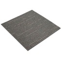  Teppeflis Stripete Mørk Brun 50 x 50 cm 36 pcs PP og Bitumen