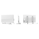 Aeno Smart 700w Infrared Heating Panel White Gulv/panelovn