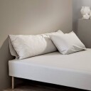 Høie Of Scandinavia Putetrekk 50x150 cm - Lys grå - 100 % ekstra fin bomull - Høie