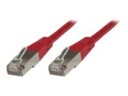 MicroConnect - Nettverkskabel - RJ-45 (hann) til RJ-45 (hann) - 7 m - skjermet, beskyttet tvunnet parkabel (STTP) - CAT 6 - rød