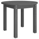 vidaXL Salongbord grå Ø 55x45 cm heltre furu