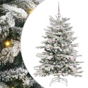  Kunstig sammensatt juletre Hvit 120 cm PE og PVC