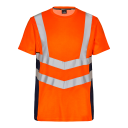Engel Safety T-skjort Oransje/Blått blekk SEW-9544-182-10165 2XL