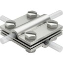 Obo Bettermann 5312318 Kryssklemme med mellomplate Jording & lynavledere