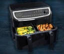 Gastronoma Dobbel Airfryer 9L 2400W XXL Svart