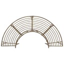 vidaXL Trebens 4  seter 160 x 80 x 89 cm steel Antikk Brun halvrund