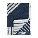 NJRD Stripes håndkle 50x70 cm Blå