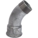 4" galvanisert bøy 45° muffe/nippel galvanized 4 inch