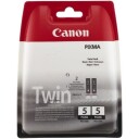 Canon 0628B025 Canon PGI-5BK Blekkpatron svart 2pk