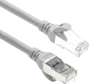 ACT Nettverkskabel Cat6A S/FTP TPE RJ45 Ultrafleksibel 2 m Grå