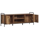 vidaXL TV skap 133 x 33 x 50 cm Gammelt tre Konstruert tre