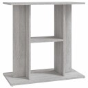 Akvariumstativ grå sonoma 60x30x60 cm konstruert tre