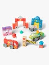 Melissa &  Doug Blockables Byggesett Kjøretøy City 131 Deler