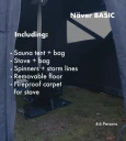 Bast Sauna Näver Basic