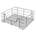 B2X Teleskop Teleskopisk ettermonteringsskuff 50 cm forkrommet metall 25 kg kapasitet