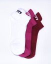 LEVITY 3-pack Training Sock White/Pink/Burgundy 39-42