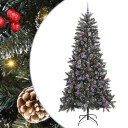  Kunstig juletre med 300 LED grønn 129,5 x 129,5 x 240 cm