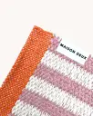 Maison Deux Stripe Bubble Gum Dørmatte 50x70