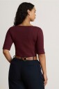 Lauren Ralph Lauren   Topp Judy Elbow Sleeve Knit   Rød