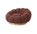 Mello swivel lenestol bouclé rouge