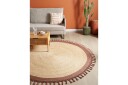 Flatvevd Marts - Beige, Brun, 200x200 cm